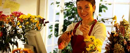 Women Holding Flower
