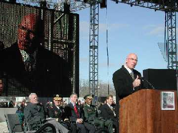 Dedication of Michigan Vietnam Monument