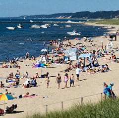 Great Lakes beach