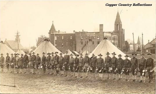 Michigan National Guard encampment