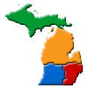 Map of Michigan