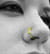 pierced nose