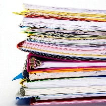 stack of notebooks