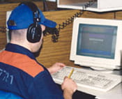 prisoner at computer