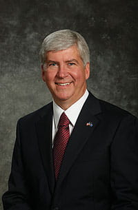 Governor Rick Snyder Portrait Small