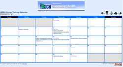 Training and Events Calendar