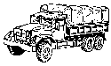 Military 2-1/2 ton truck