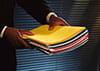 Man holding folders Man holding folders