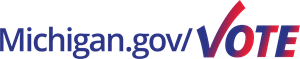 Michigan.gov/vote logo