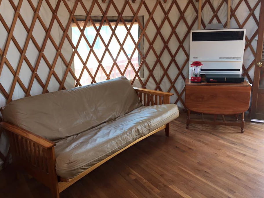 Waterloo Yurt interior
