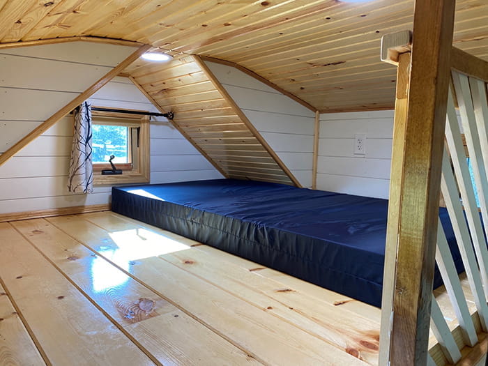 loft with mattress
