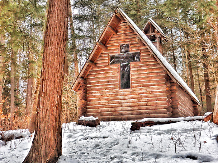 Hartwick Pines State Park chapel photo by Farrell