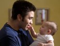 Young father with baby