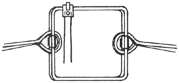 An illustration of a body gripping trap.