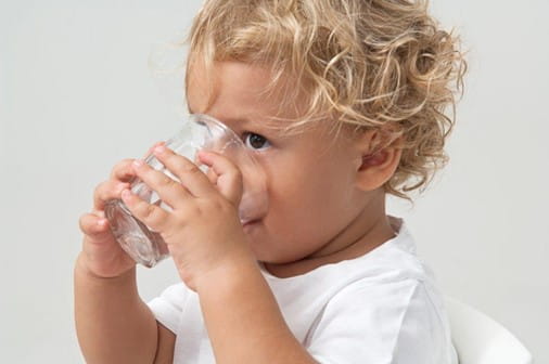 Child Drinking Water