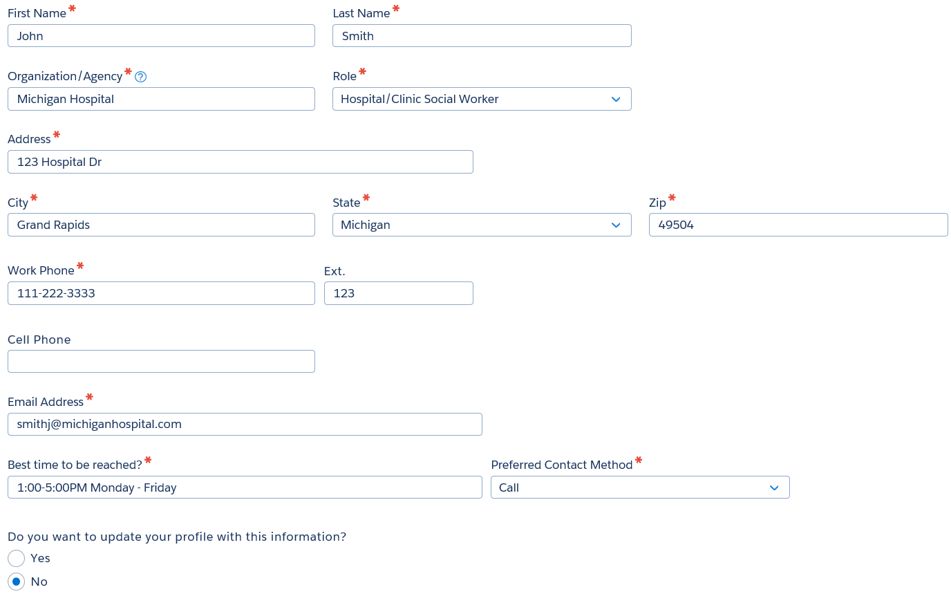 Reporting Source screenshot