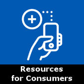 Resources and information for consumers about cardiovascular health, nutrition and physical activity navigation tile for the Resources for Consumers section of the website