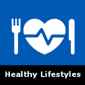 What makes a healthy lifestyle? navigation tile for the Healthy Lifestyles section of the website