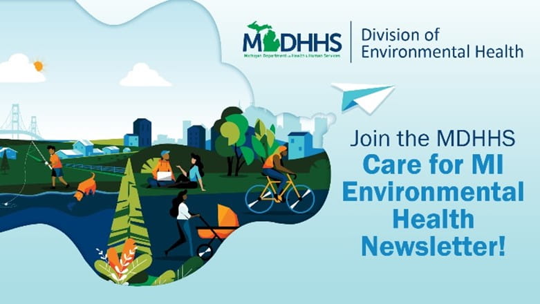 Illustration of people enjoying various outdoor activities. Text reads