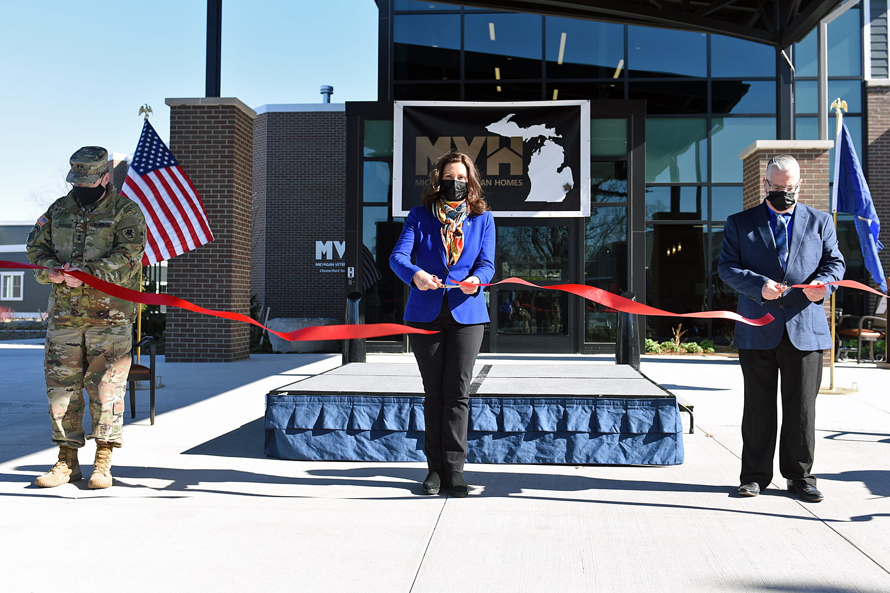 Image of MVHCT Ribbon Cutting Governor Whitmer