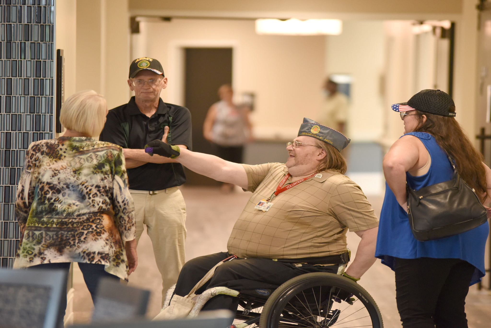 Image of MVHGR Veterans Visiting Open House Neighborhood