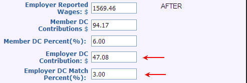 Detail 4 - after adjusting the percent amount